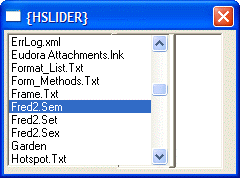 Xd Hslider